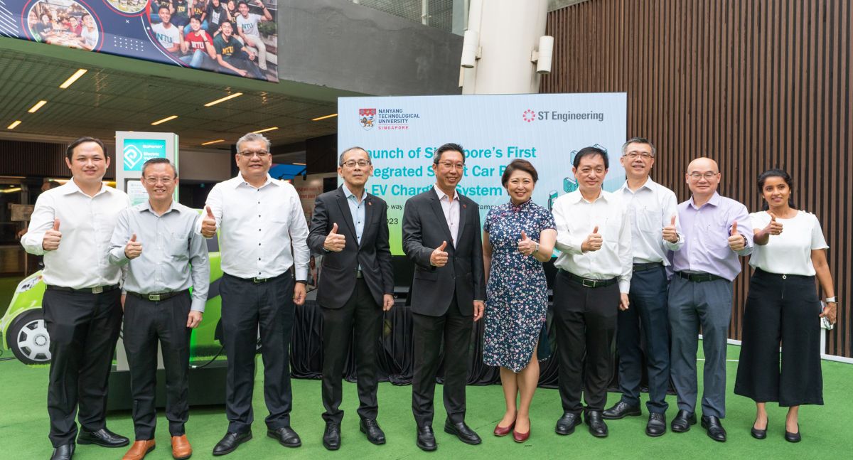 Singapore&rsquo;s First Barrier-Free Smart Car Park System Integrated with EV Charging at NTU