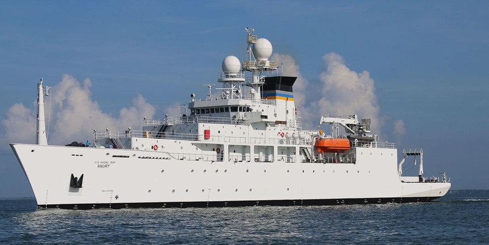 Photo of USNS Maury (T-AGS 66) Constructed by Halter Marine for the U.S. Navy Courtesy of Halter Marine and the U.S. Navy
