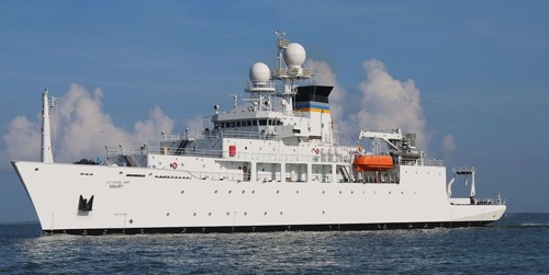 Photo of USNS Maury (T-AGS 66) Constructed by Halter Marine for the U.S. Navy Courtesy of Halter Marine and the U.S. Navy